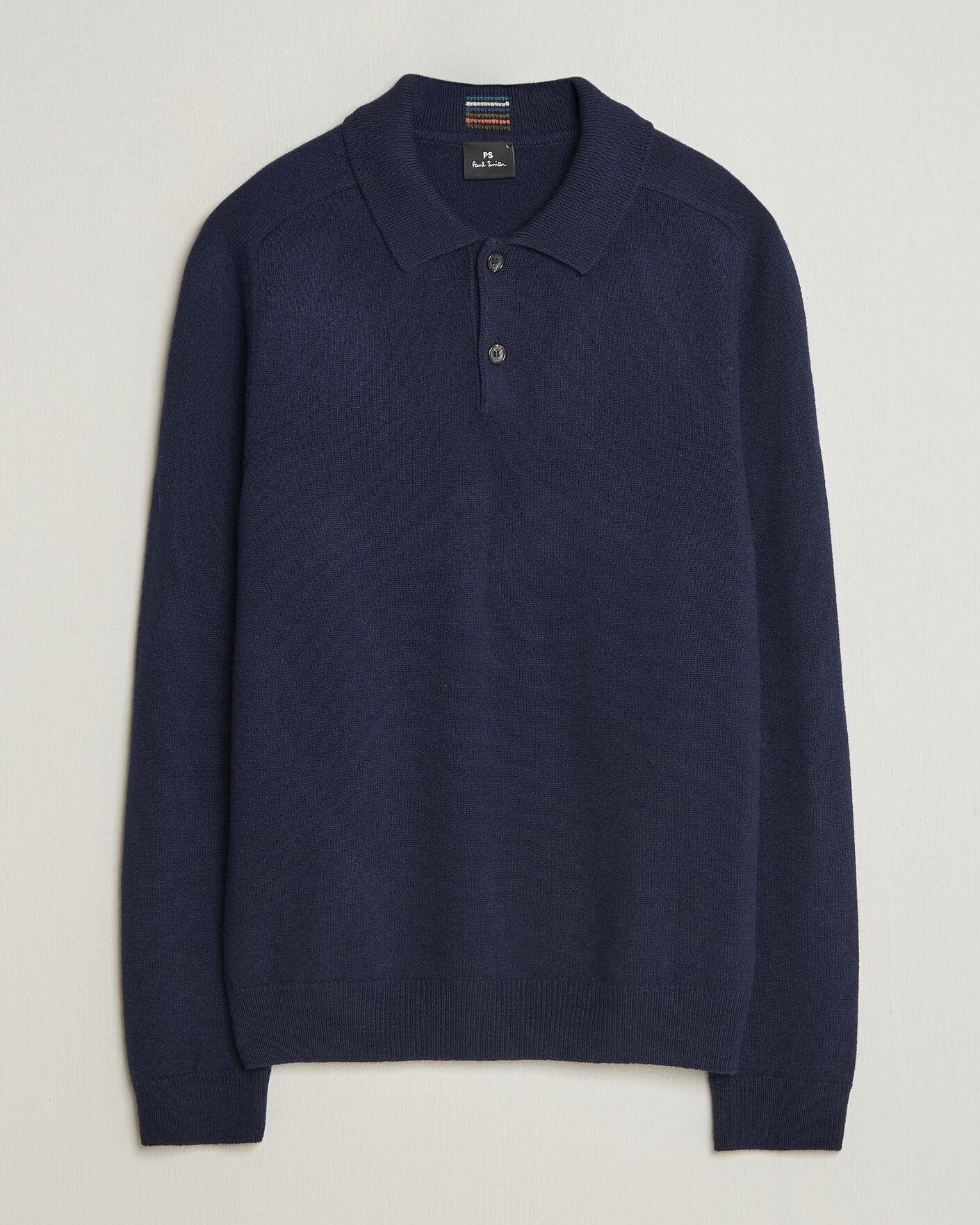 Hombres | Jerséis y prendas de punto | PS Paul Smith | Wool Knitted Polo Navy