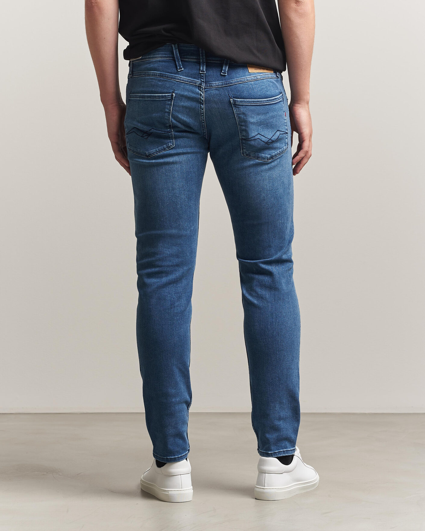 Hombres | Vaqueros | Replay | Anbass Powerstretch Jeans Medium Blue