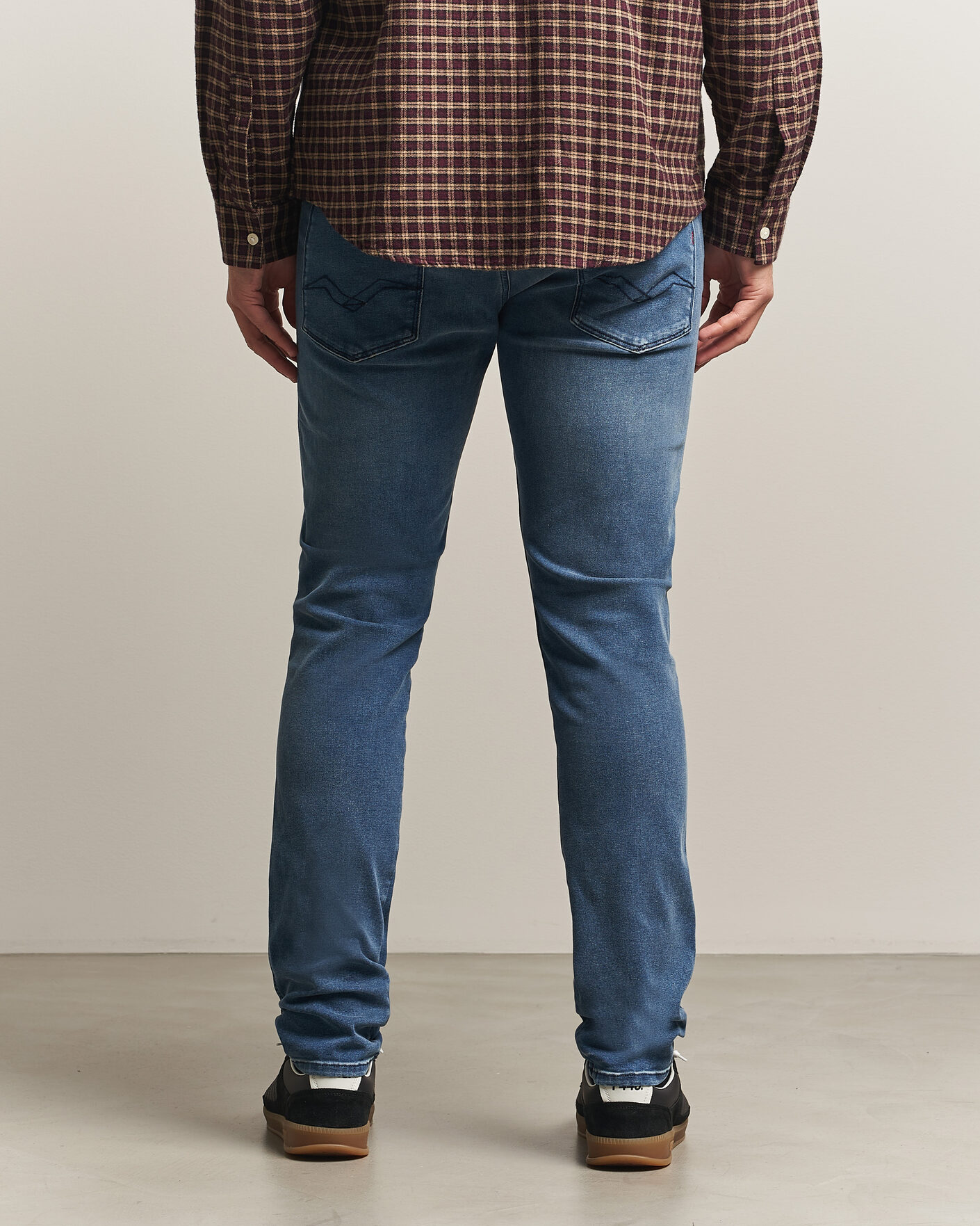 Hombres | Vaqueros | Replay | Anbass Hyperflex Jeans Dark Blue