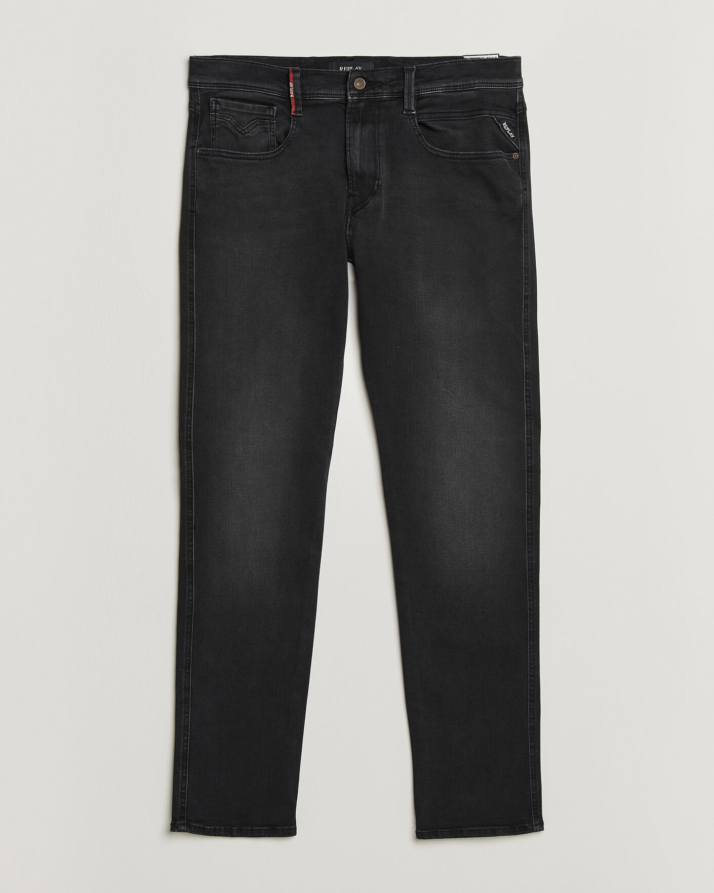 Hombres | Vaqueros | Replay | Anbass Hyperflex Jeans Washed Black