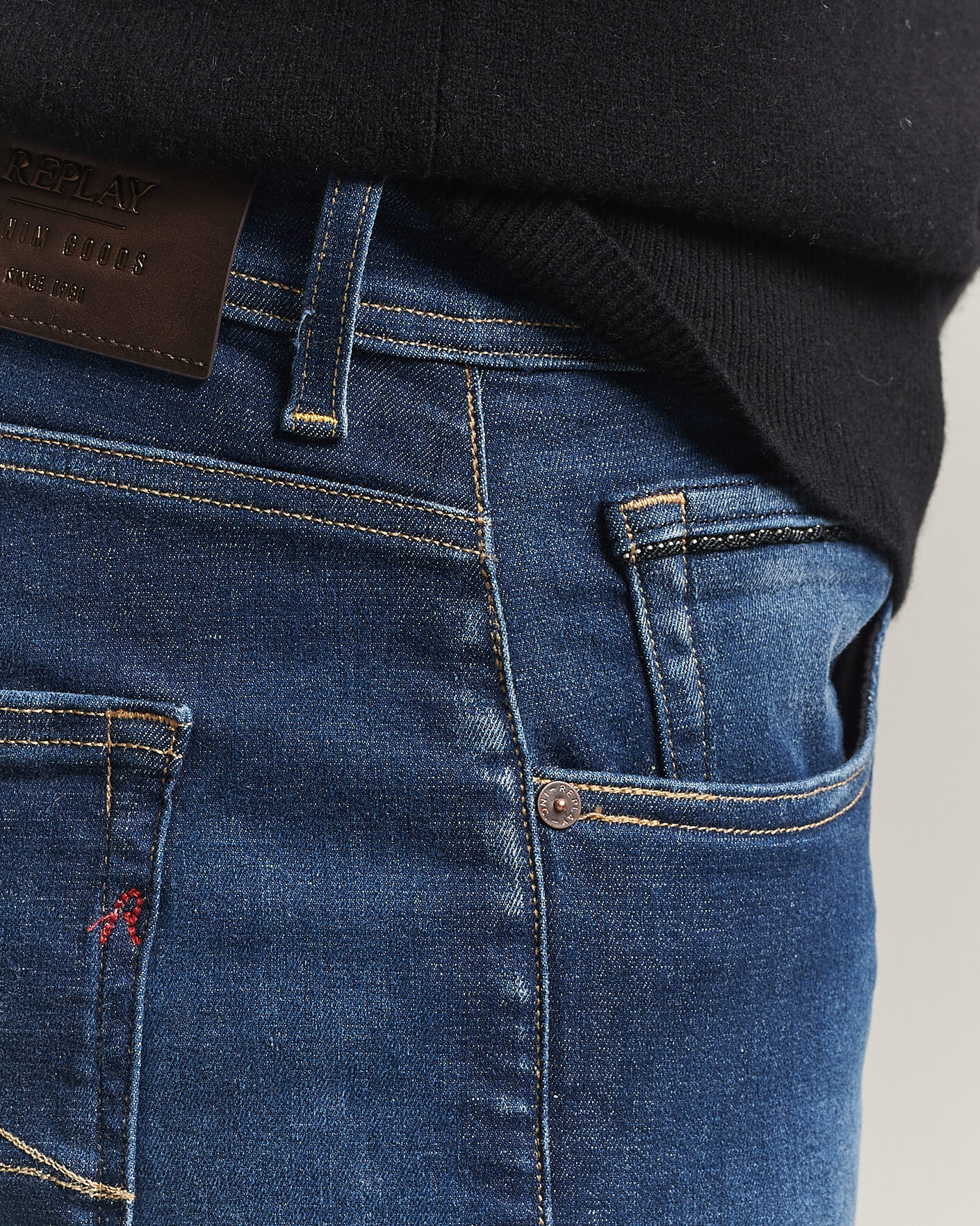 Hombres | Vaqueros | Replay | Grover Hyperflex Jeans Dark Blue