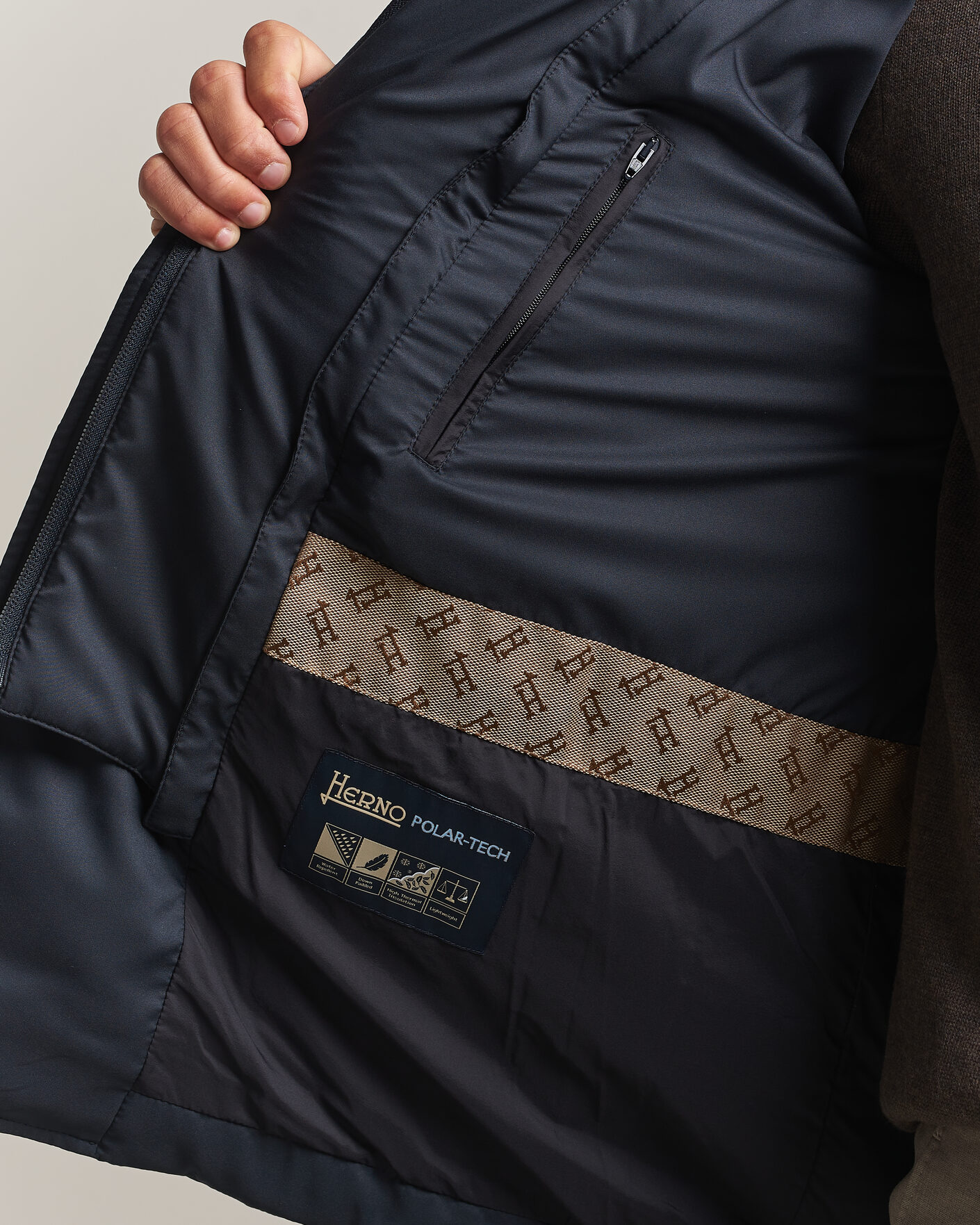 Hombres | Abrigos y chaquetas | Herno | Nylon Down Blazer Navy