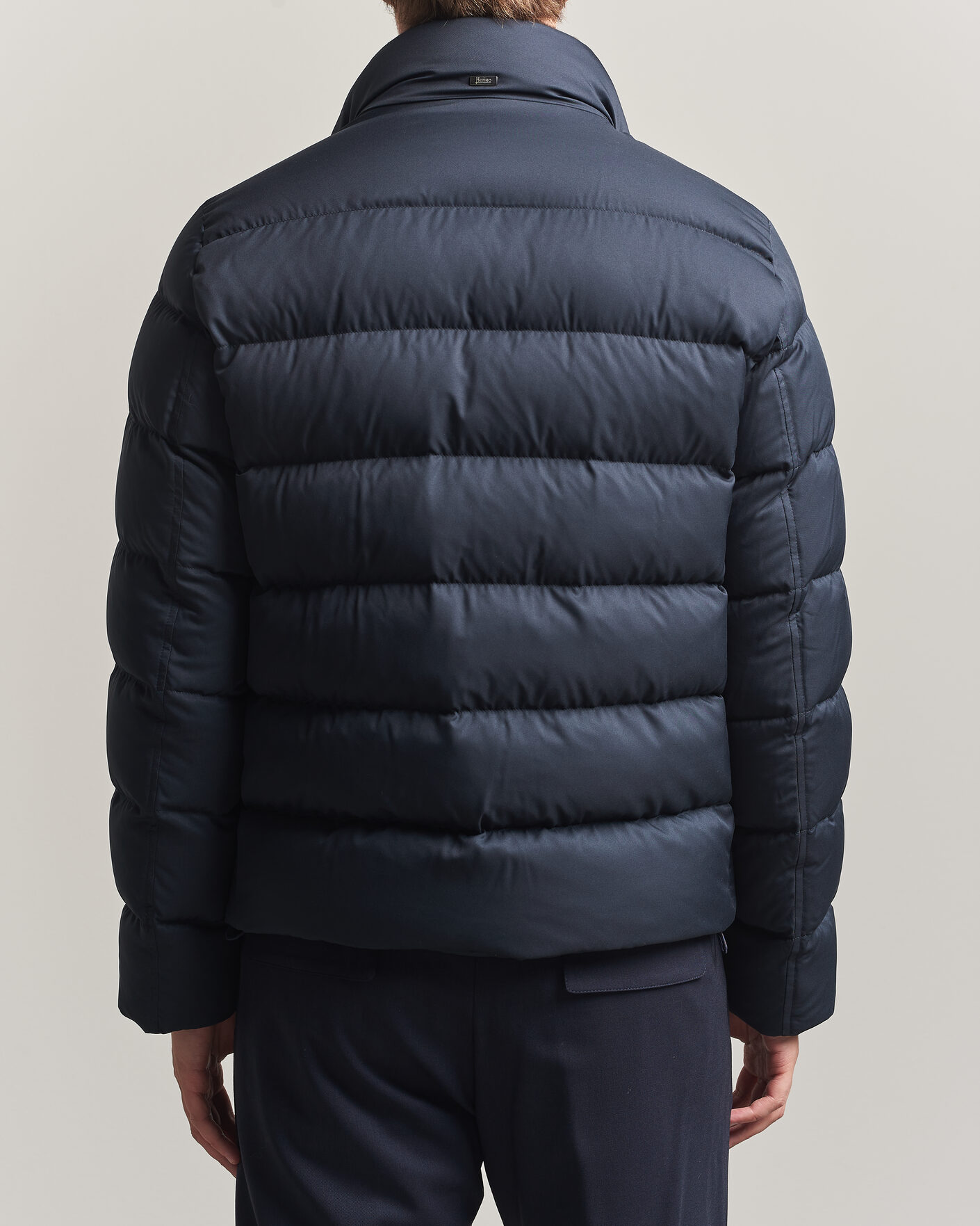 Hombres | Abrigos y chaquetas | Herno | Faux Fur Down Jacket Navy