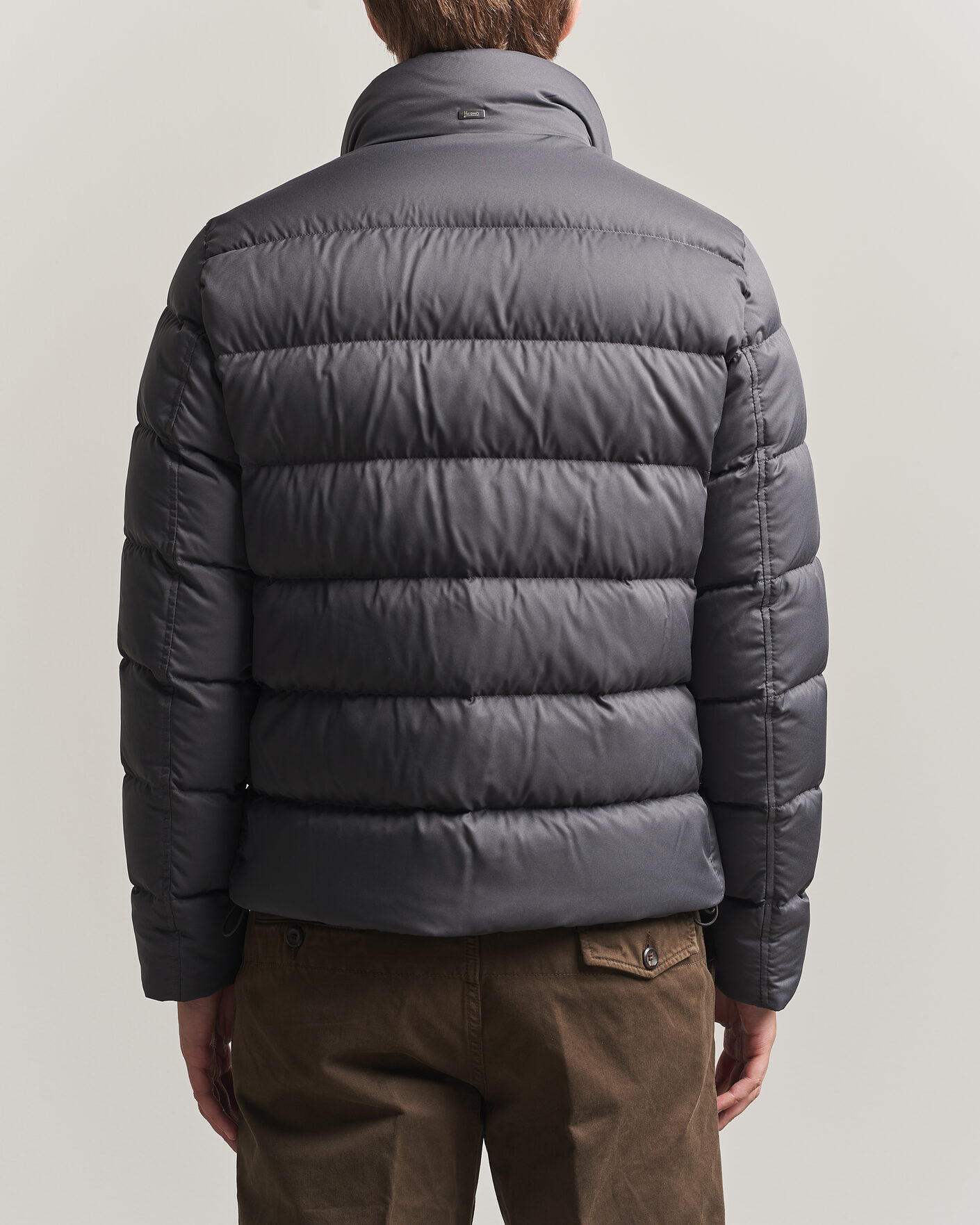 Hombres | Abrigos y chaquetas | Herno | Faux Fur Down Jacket Dark Grey