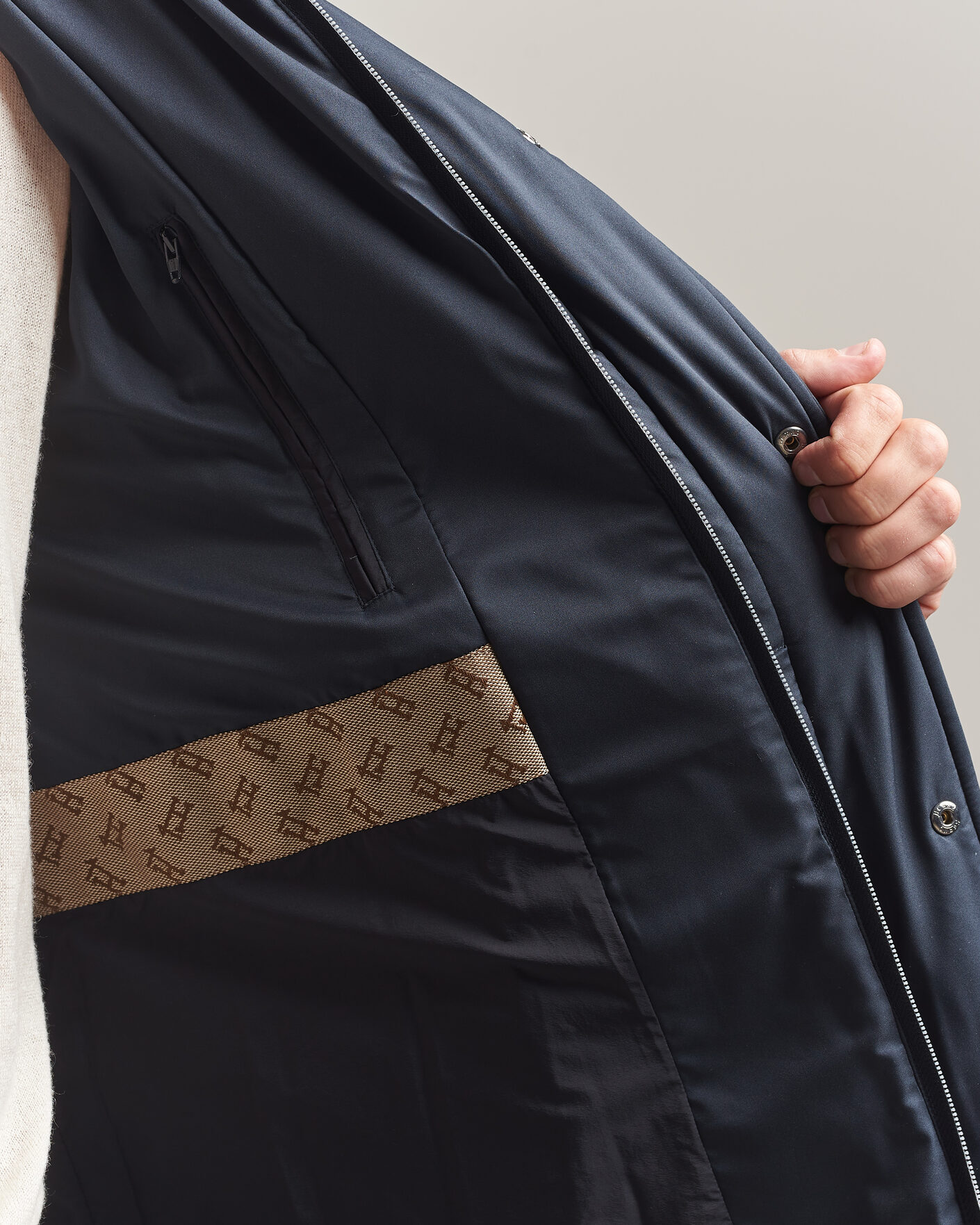 Hombres | Abrigos y chaquetas | Herno | Faux Fur Down Parka Navy