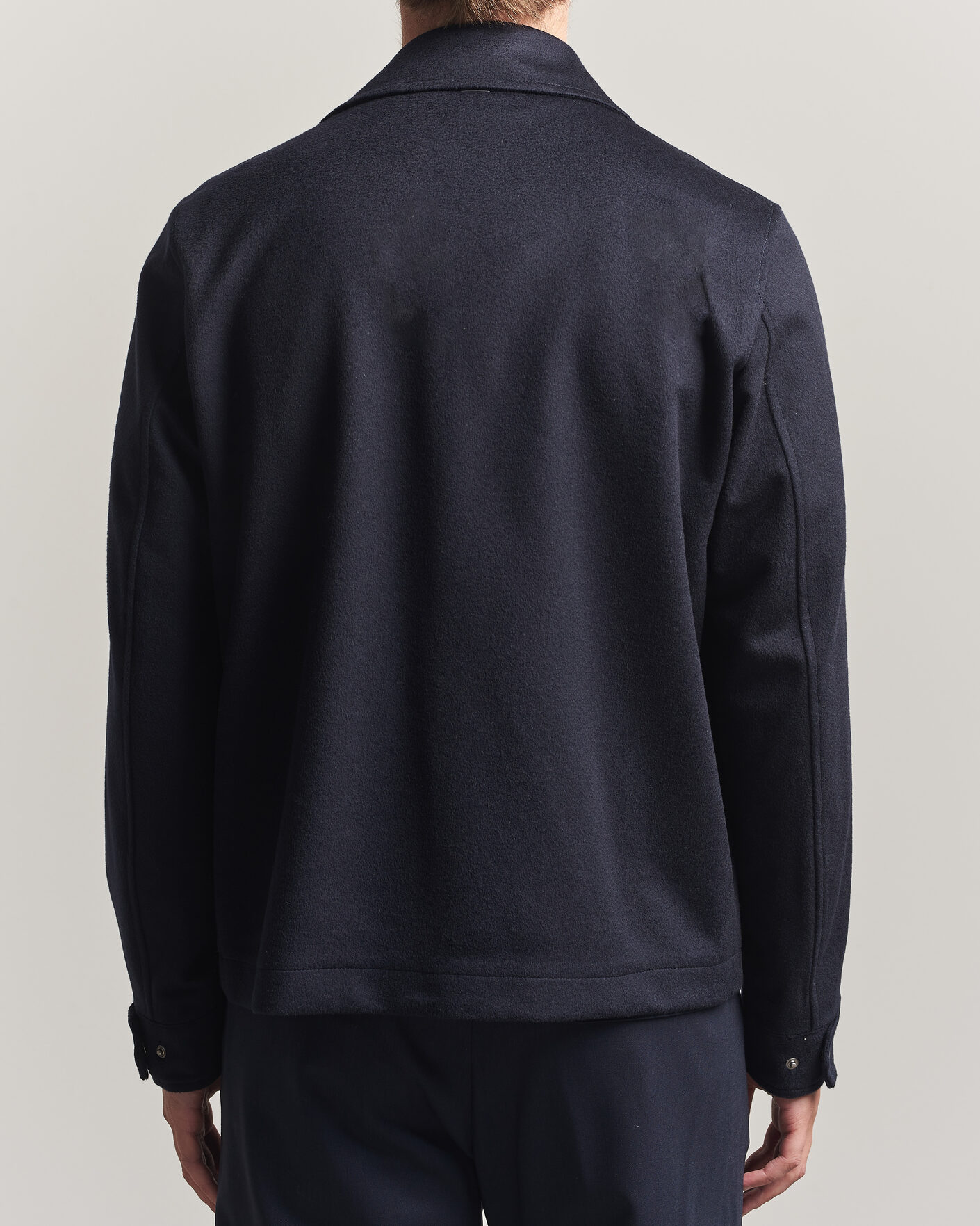 Hombres | Abrigos y chaquetas | Herno | Cashmere Overshirt Navy