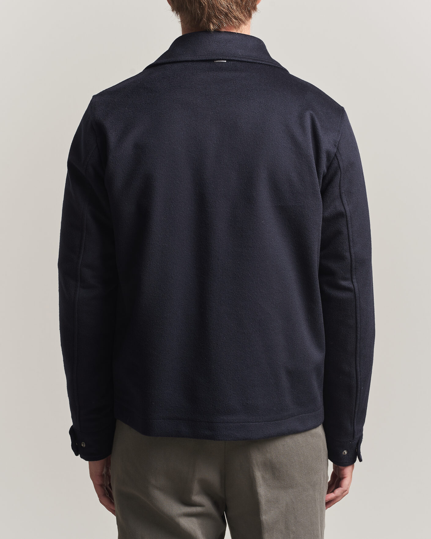 Hombres | Abrigos y chaquetas | Herno | Cashmere Overshirt Navy