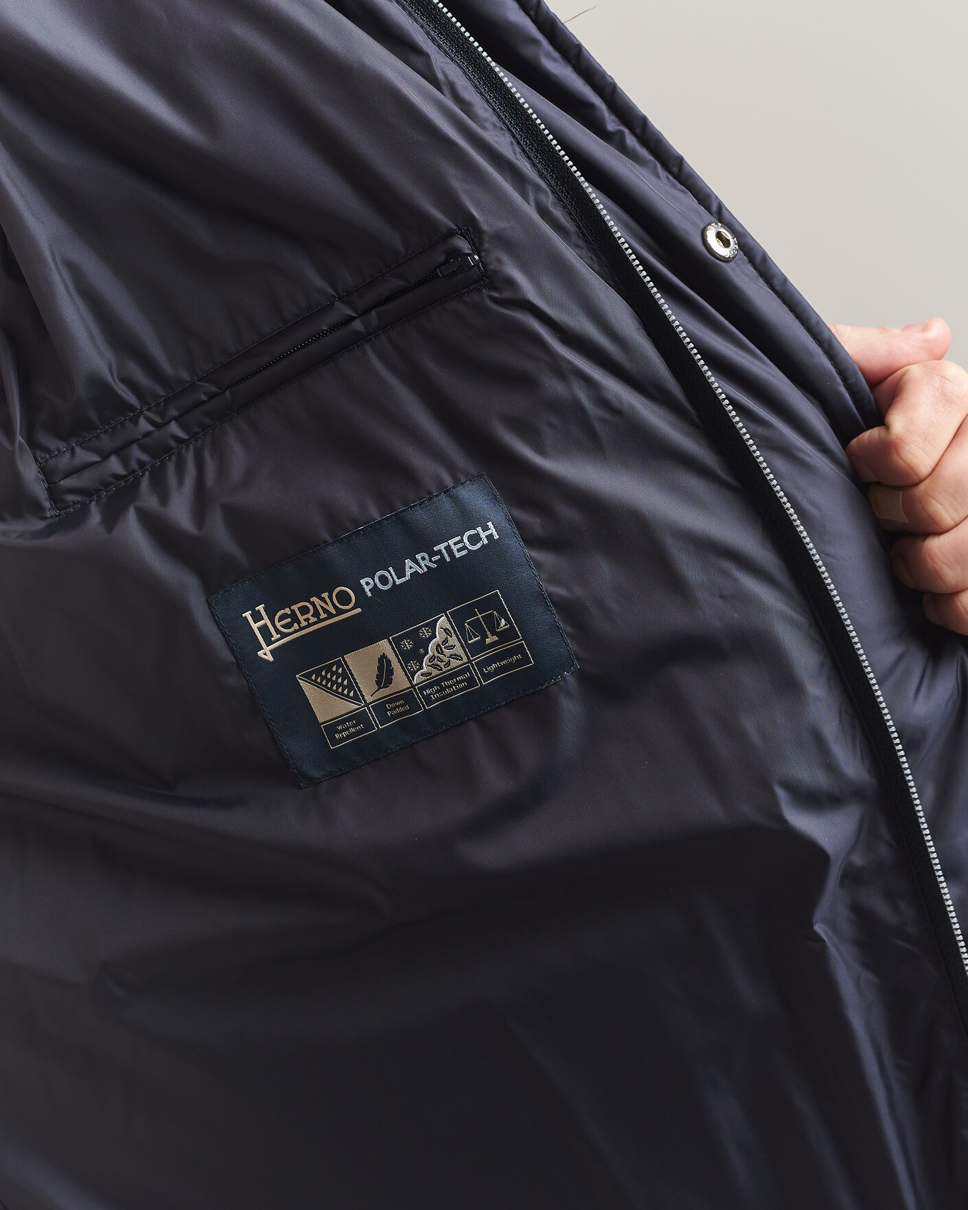 Hombres | Abrigos y chaquetas | Herno | Chamonix Down Parka Navy