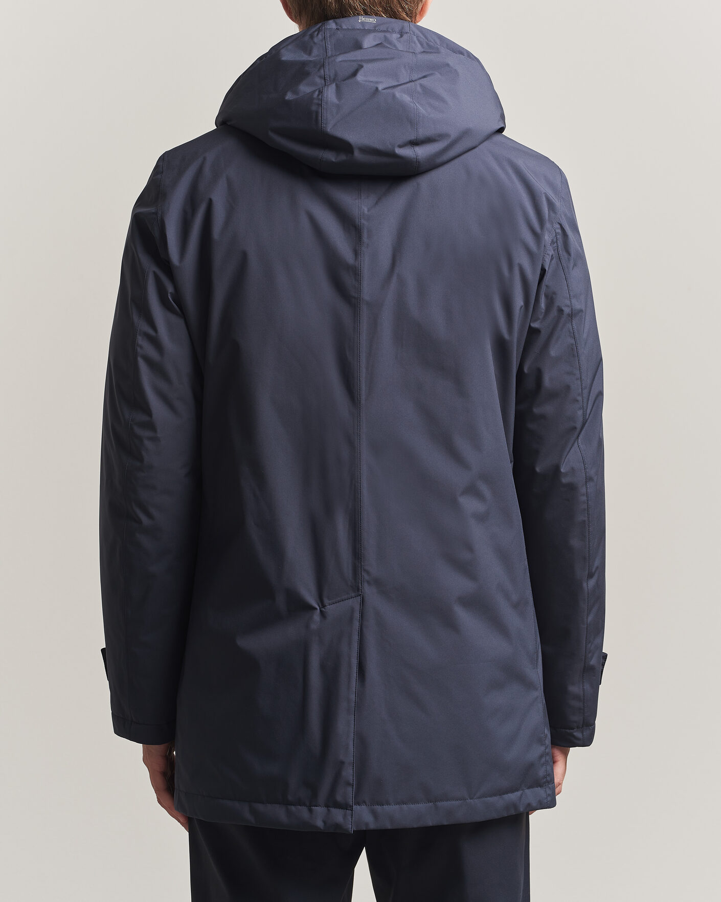 Hombres | Abrigos y chaquetas | Herno | Waterproof Nylon Coat Navy