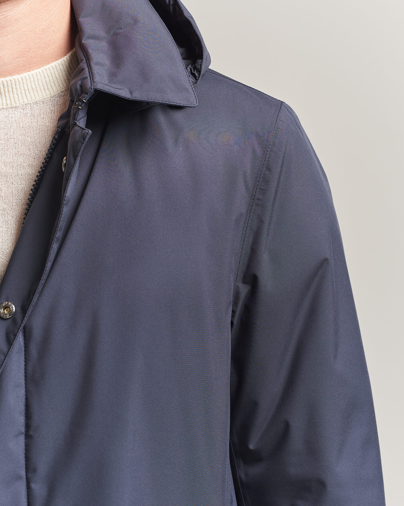 Hombres | Abrigos y chaquetas | Herno | Waterproof Nylon Coat Navy