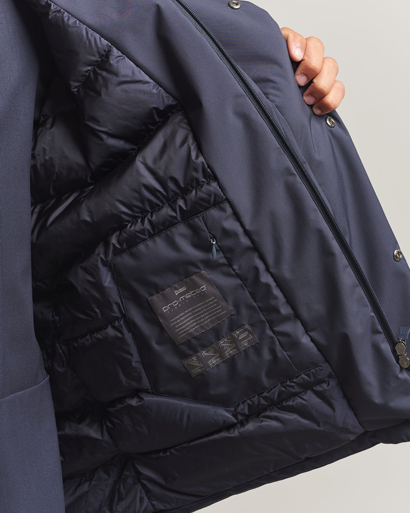 Hombres | Abrigos y chaquetas | Herno | Waterproof Down Coat Navy