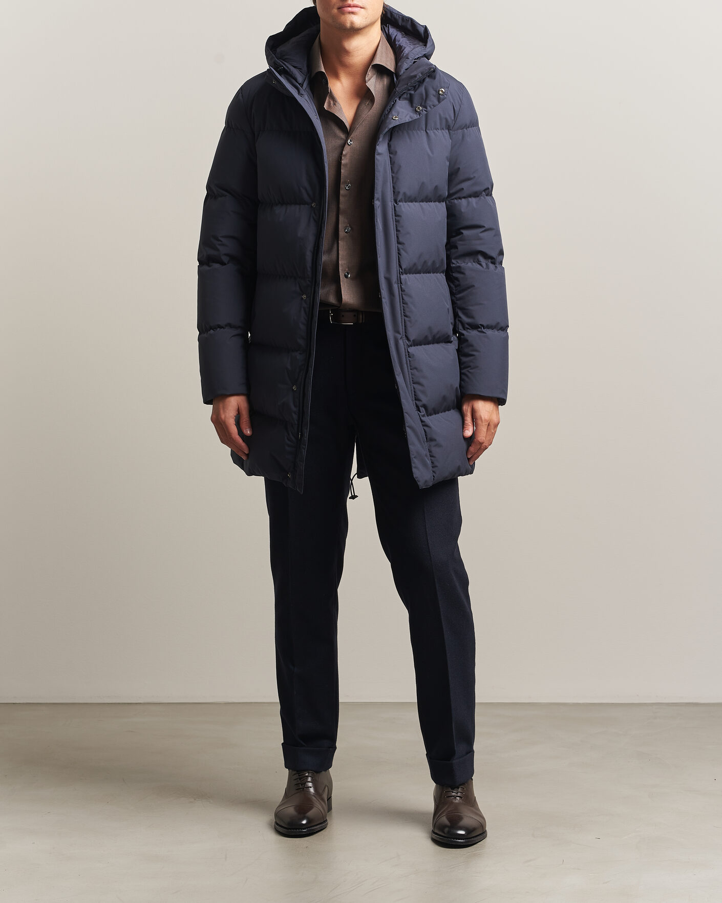 Hombres | Abrigos y chaquetas | Herno | Waterproof Down Parka Navy