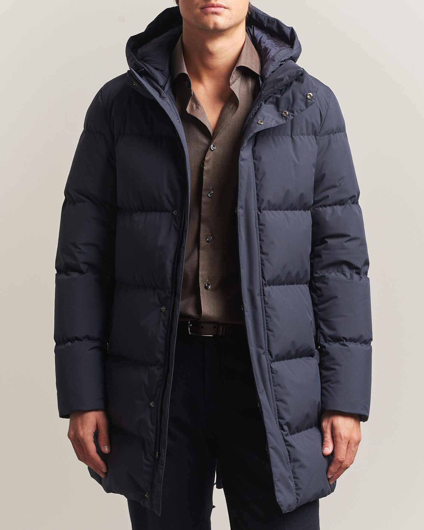 Hombres | Abrigos y chaquetas | Herno | Waterproof Down Parka Navy