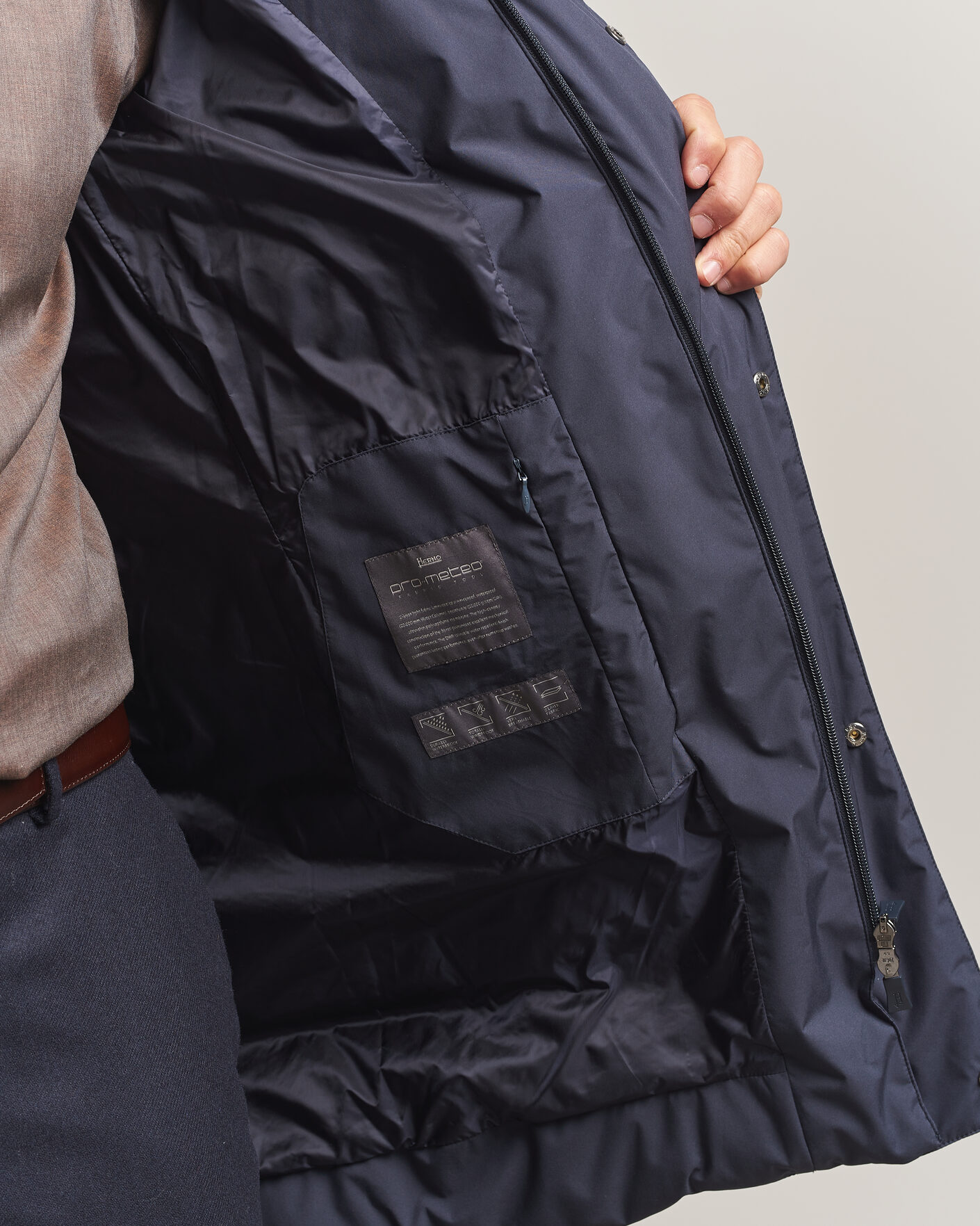 Hombres | Abrigos y chaquetas | Herno | Waterproof Down Parka Navy