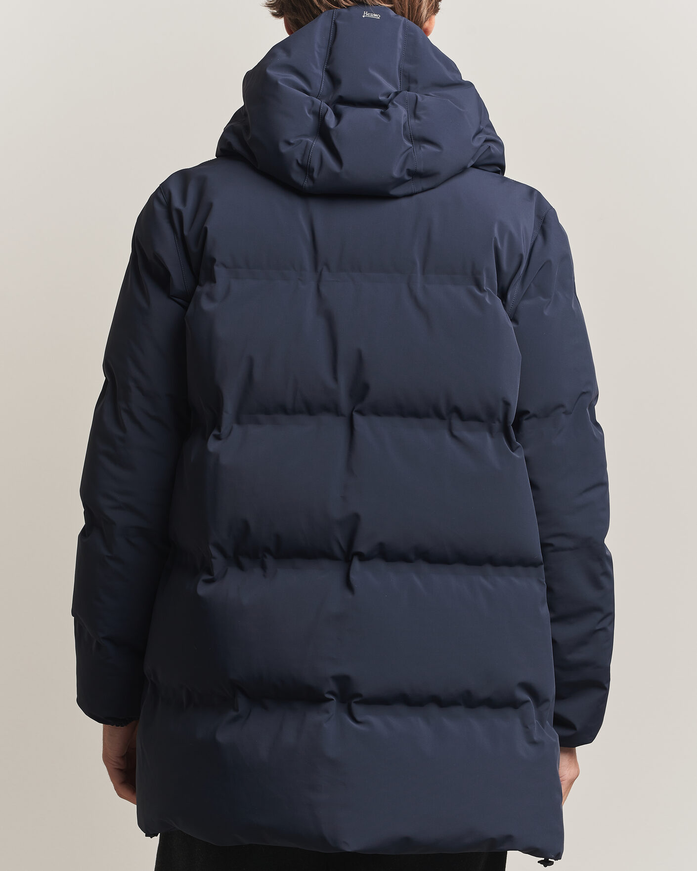 Hombres | Abrigos y chaquetas | Herno | Waterproof Stretch Down Parka Navy