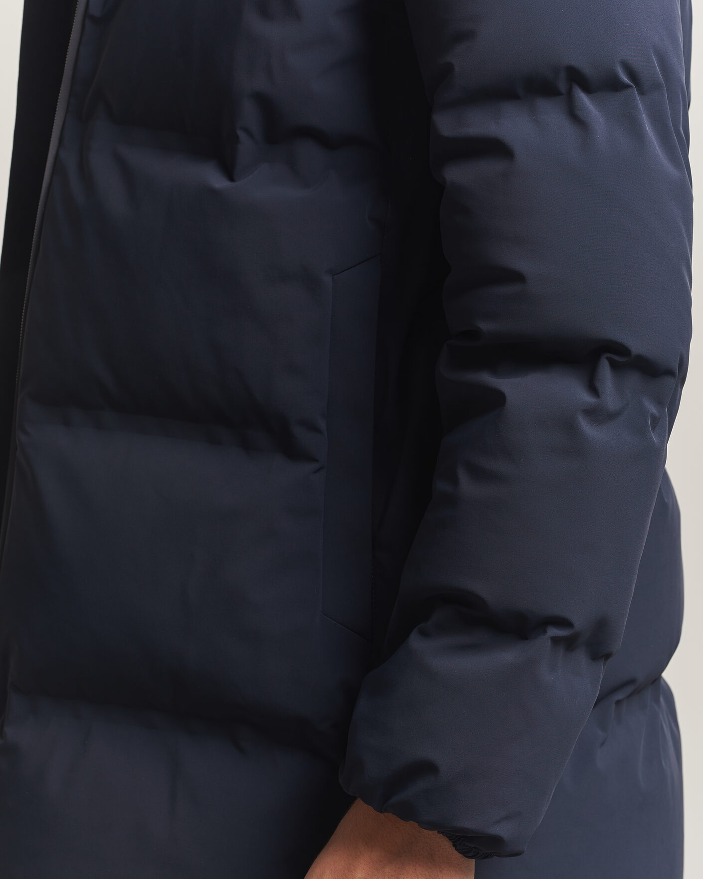 Hombres | Abrigos y chaquetas | Herno | Waterproof Stretch Down Parka Navy