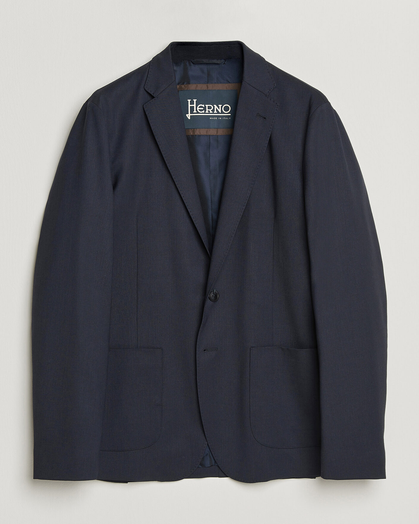 Hombres | Blazers | Herno | Wool Blazer Navy