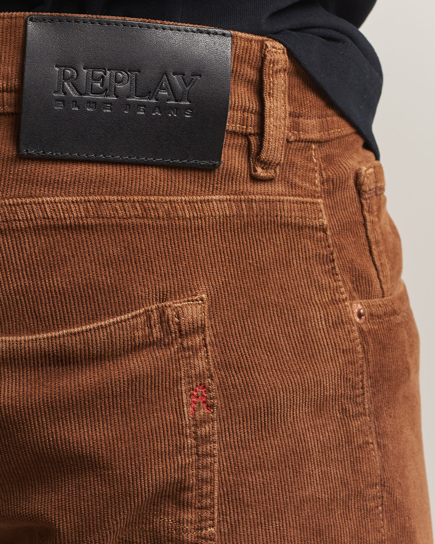 Hombres | Pantalones | Replay | Grover Corduroy 5-Pocket Pants Toffee Brown