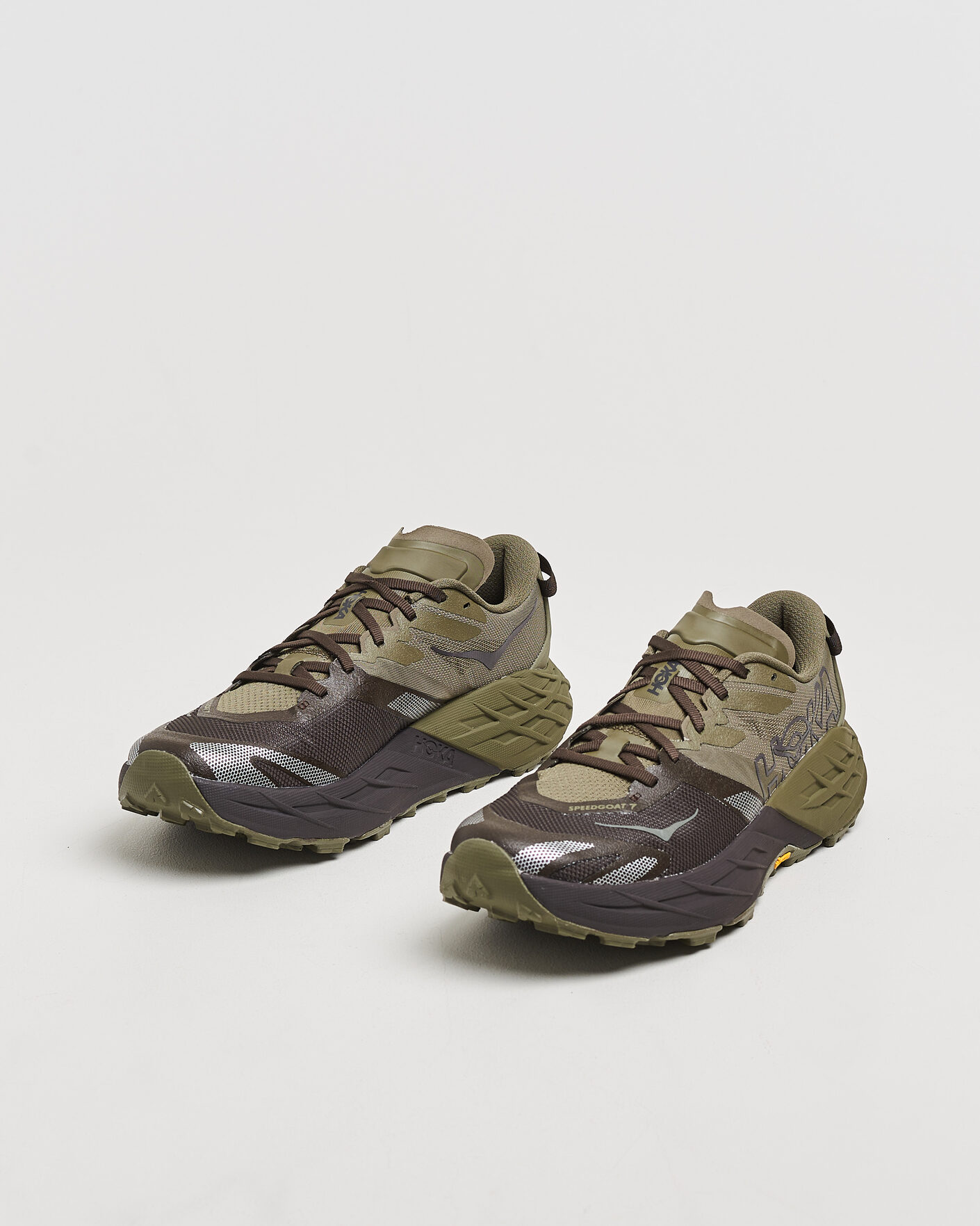 Hombres | Zapatillas de senderismo | Hoka | Speedgoat 7 Antique Olive/Black