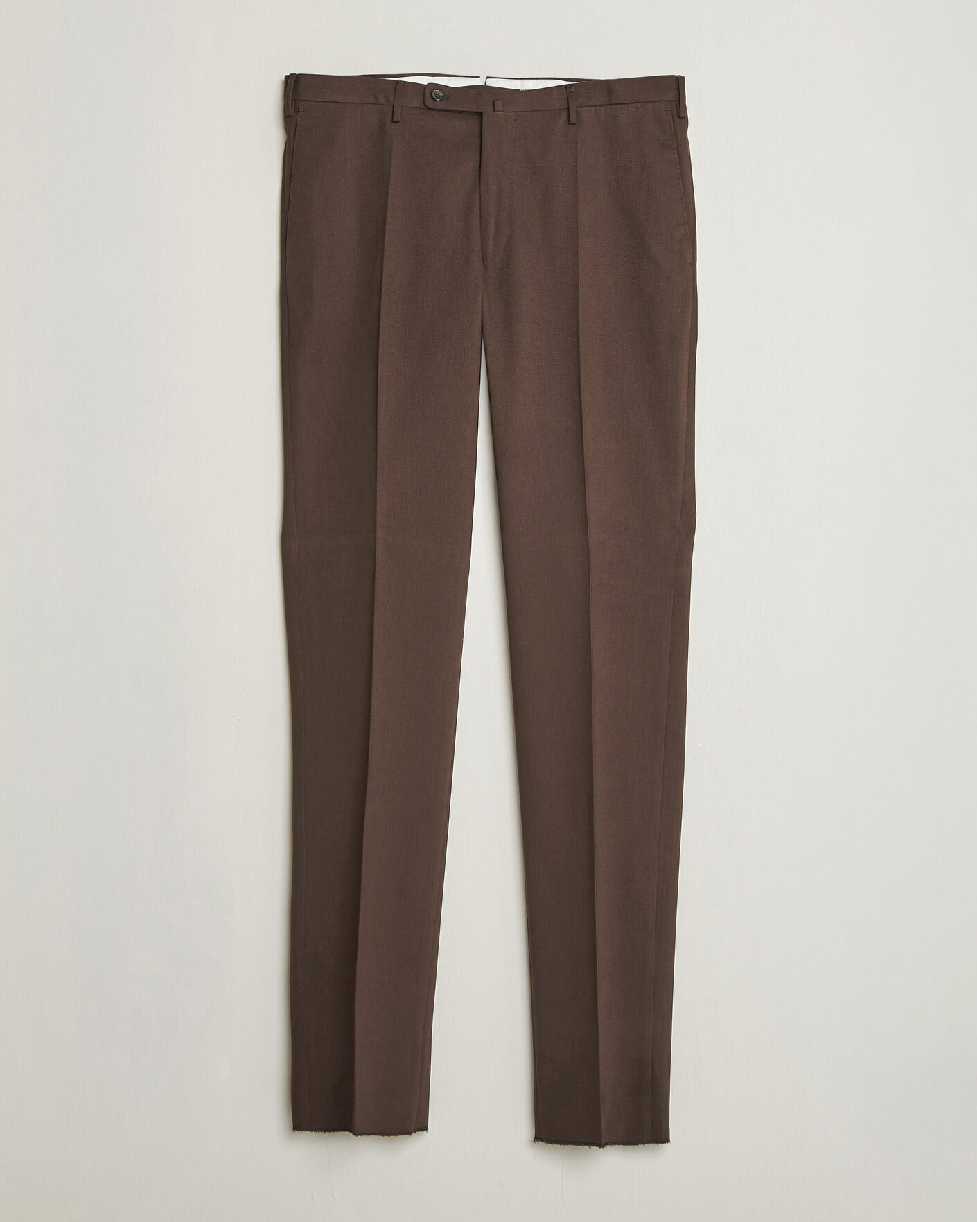 Hombres | Pantalones | Incotex | Regular Fit Cotton/Cashmere Trousers Military
