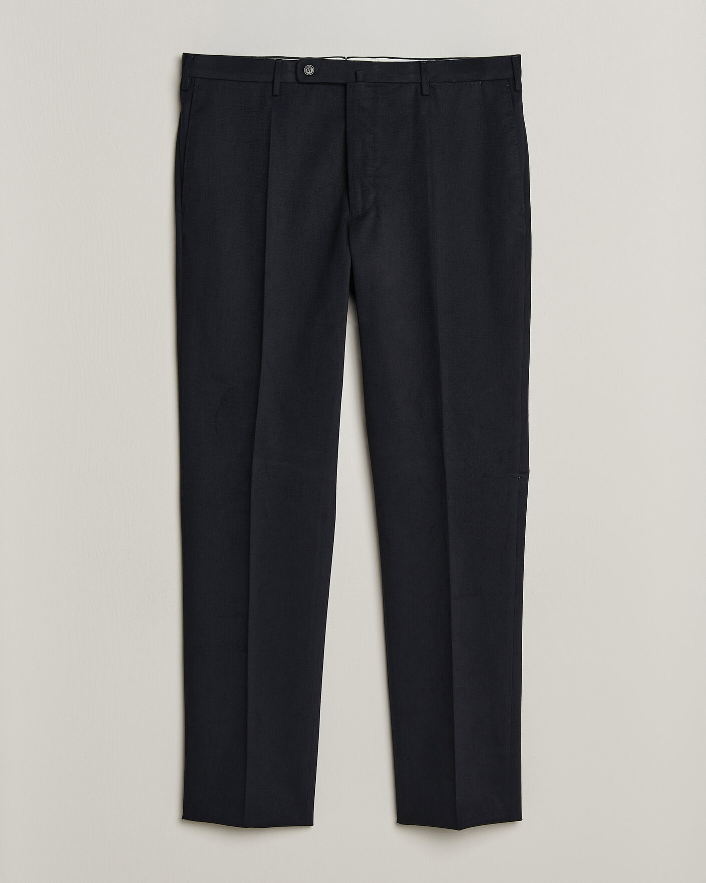 Hombres | Pantalones | Incotex | Regular Fit Cotton/Cashmere Trousers Navy