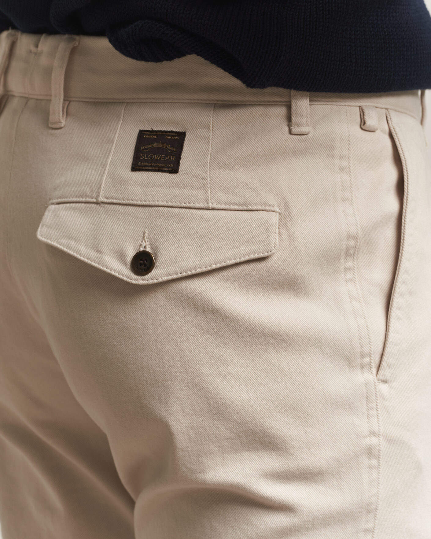 Hombres | Pantalones | Incotex | Regular Fit Cover Chinos Off White