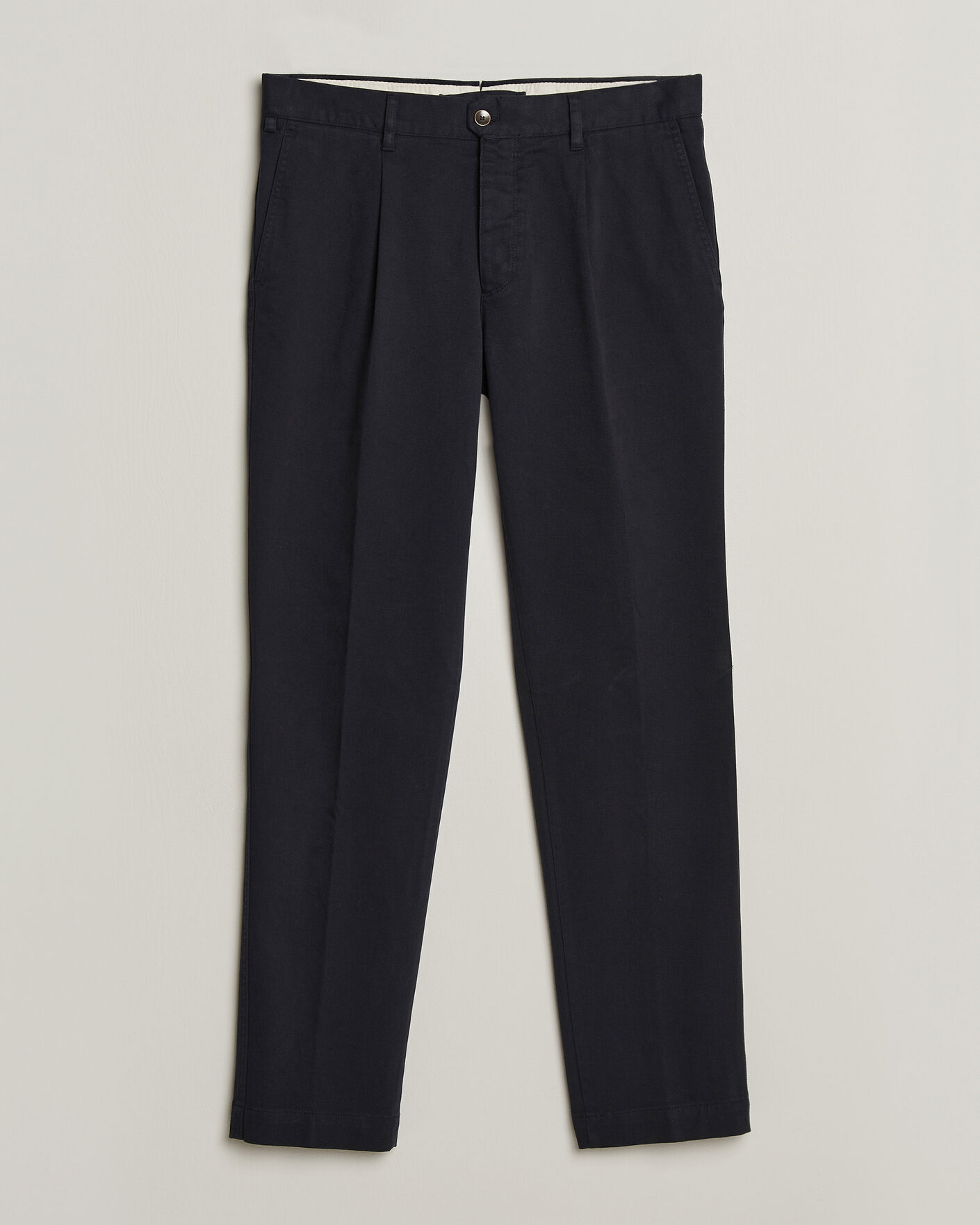 Hombres | Pantalones | Incotex | Regular Fit Cover Chinos Navy