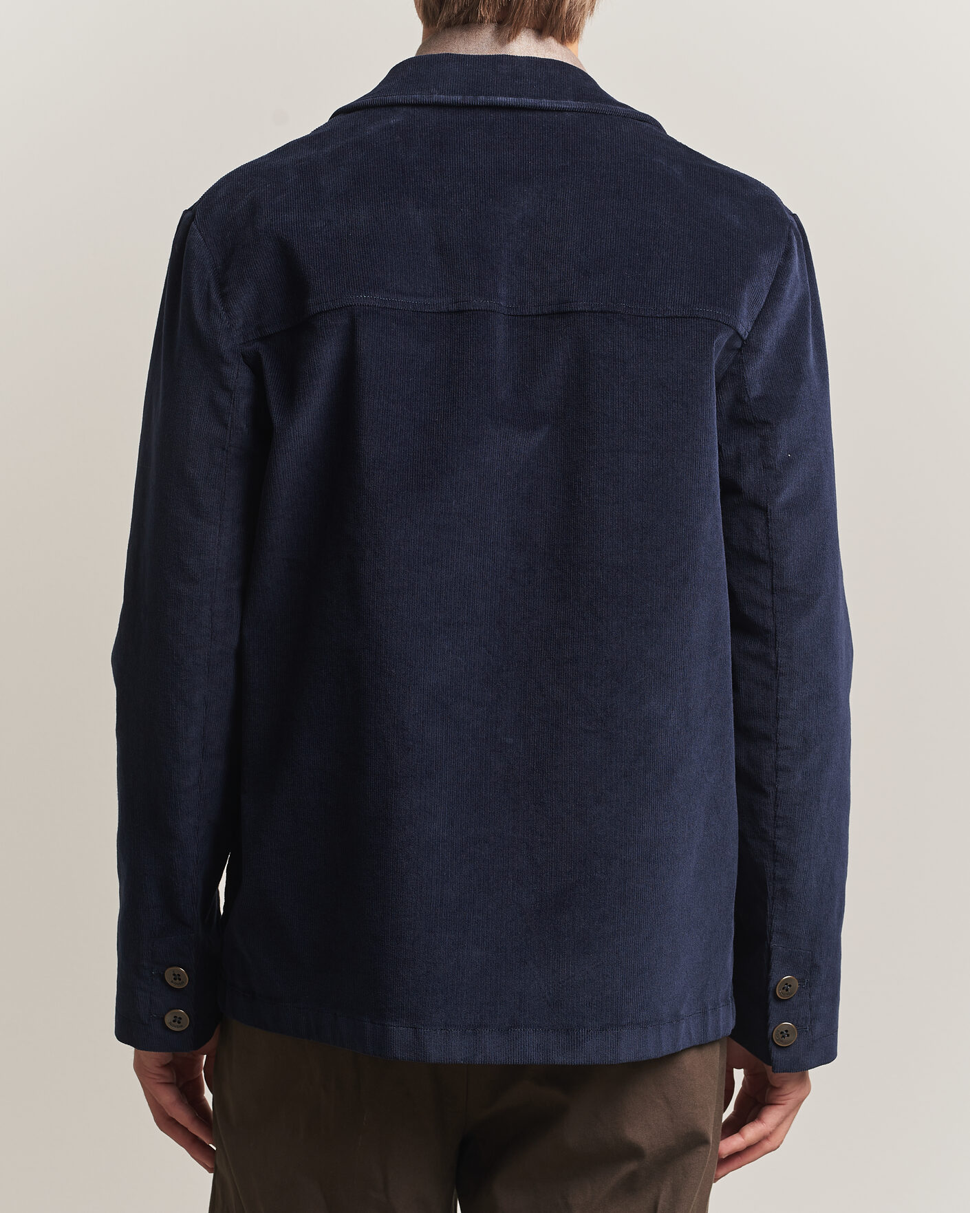 Hombres | Blazers | Incotex | Corduroy Sports Jacket Navy