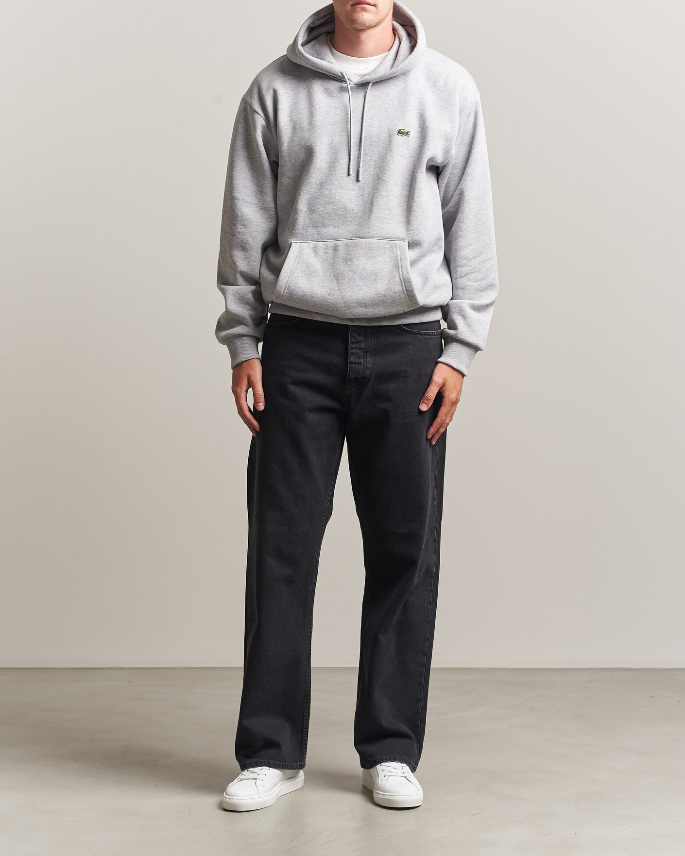 Hombres | Jerséis y prendas de punto | Lacoste | Hoodie Silver Chine