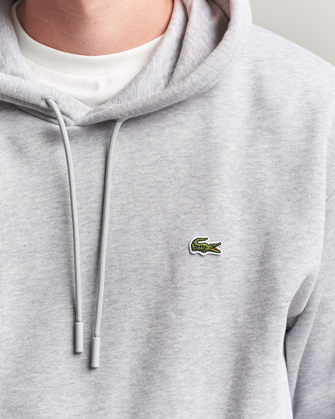 Hombres | Jerséis y prendas de punto | Lacoste | Hoodie Silver Chine