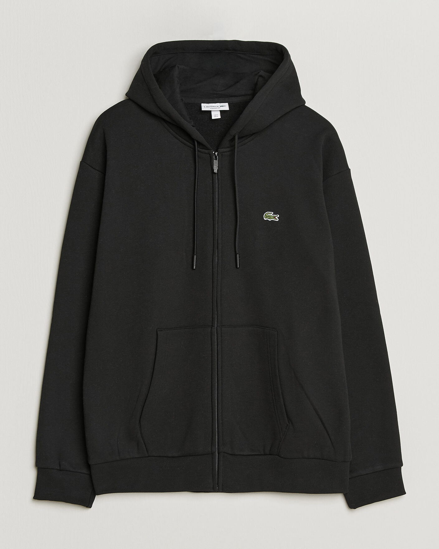 Hombres | Jerséis y prendas de punto | Lacoste | Full Zip Hoodie Black