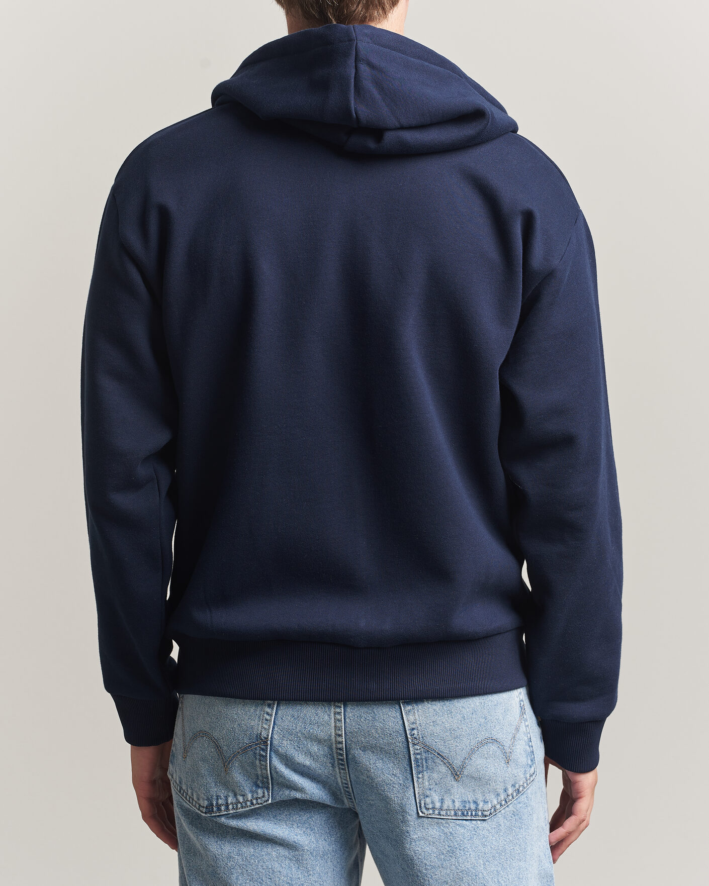 Hombres | Jerséis y prendas de punto | Lacoste | Full Zip Hoodie Navy Blue