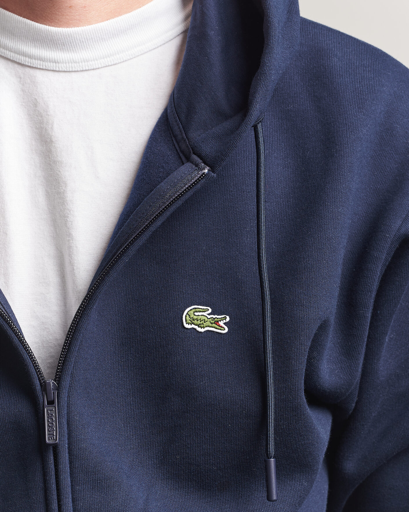 Hombres | Jerséis y prendas de punto | Lacoste | Full Zip Hoodie Navy Blue