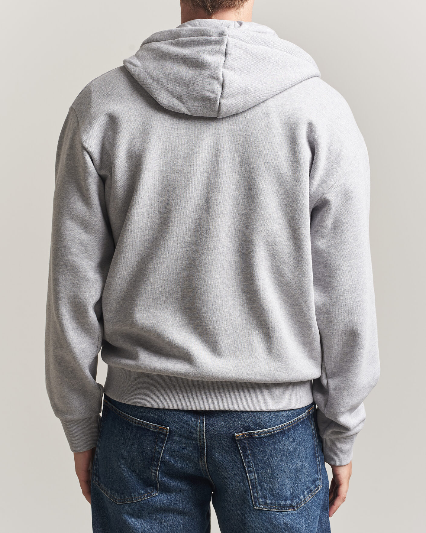 Hombres | Jerséis y prendas de punto | Lacoste | Full Zip Hoodie Silver Chine