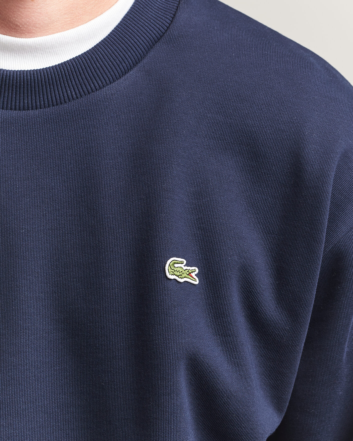 Hombres | Jerséis y prendas de punto | Lacoste | Crew Neck Sweatshirt Navy Blue