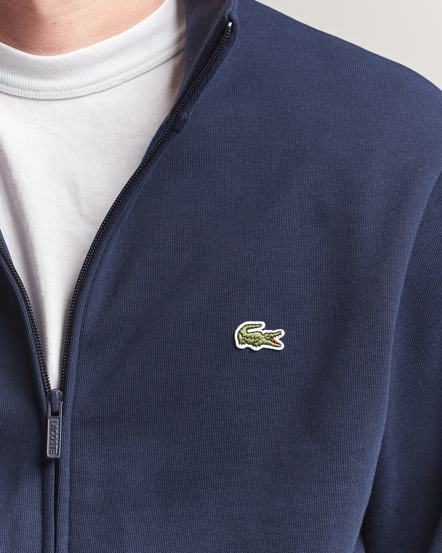Hombres | Jerséis y prendas de punto | Lacoste | Full Zip Sweater Navy Blue