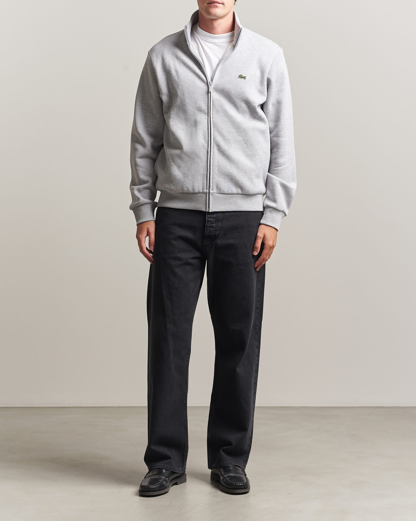 Hombres | Jerséis y prendas de punto | Lacoste | Full Zip Sweater Silver Chine