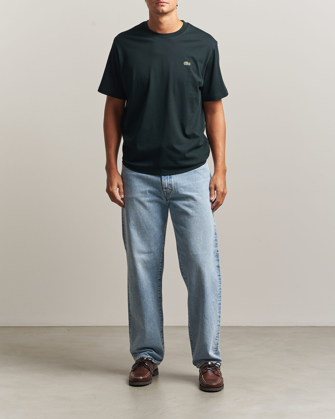 Hombres | Camisetas | Lacoste | Crew Neck T-Shirt Dark Varech