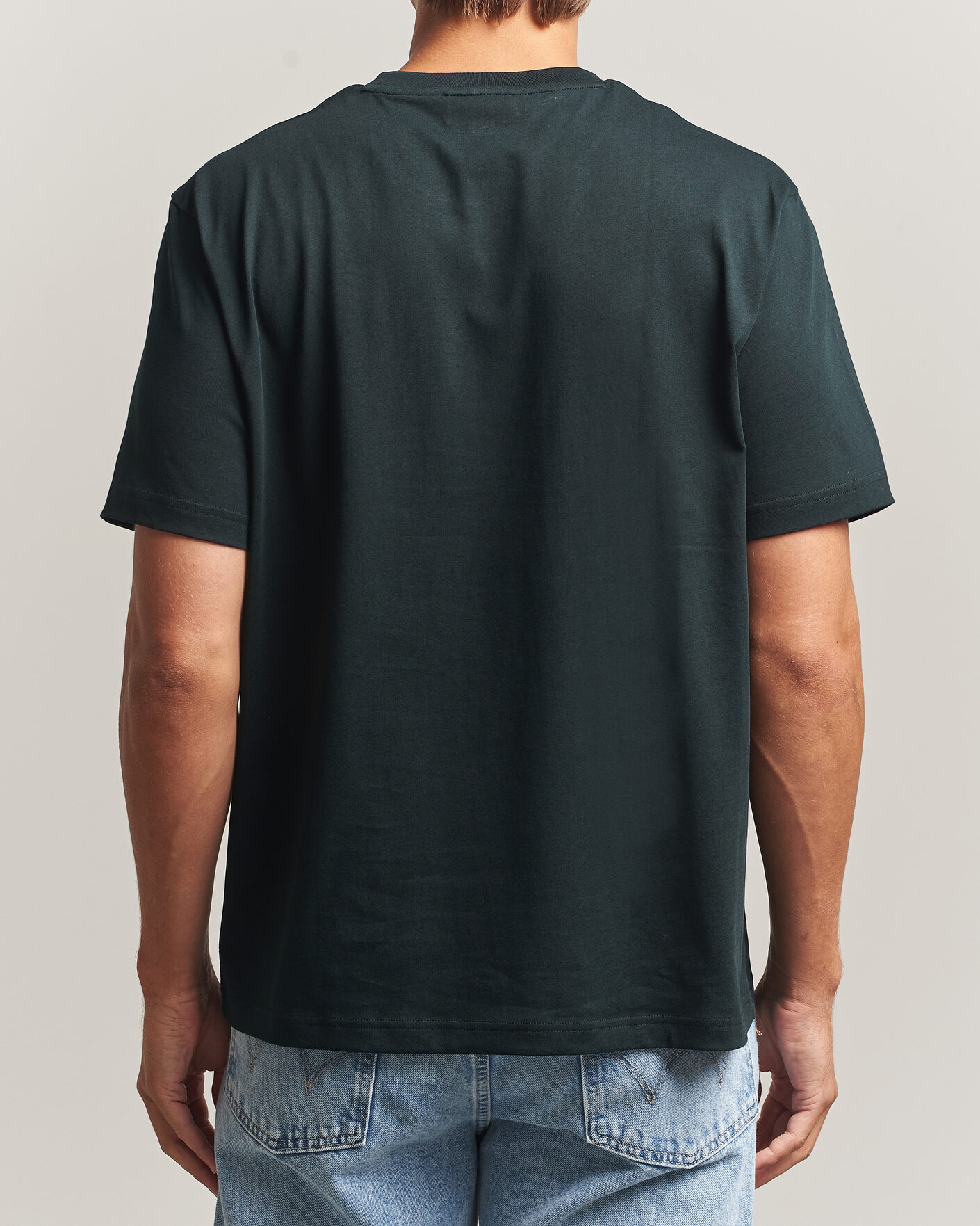 Hombres | Camisetas | Lacoste | Crew Neck T-Shirt Dark Varech
