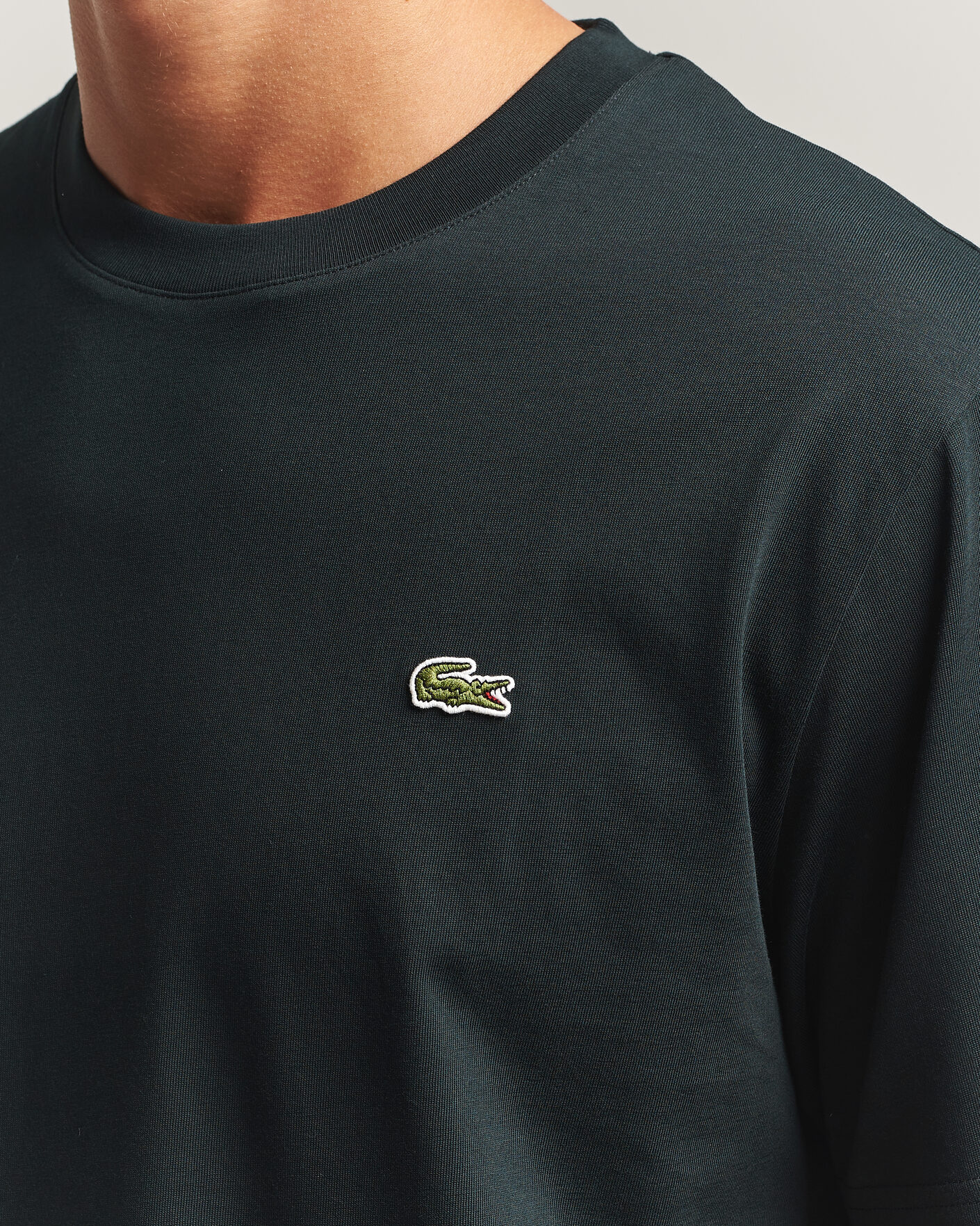 Hombres | Camisetas | Lacoste | Crew Neck T-Shirt Dark Varech