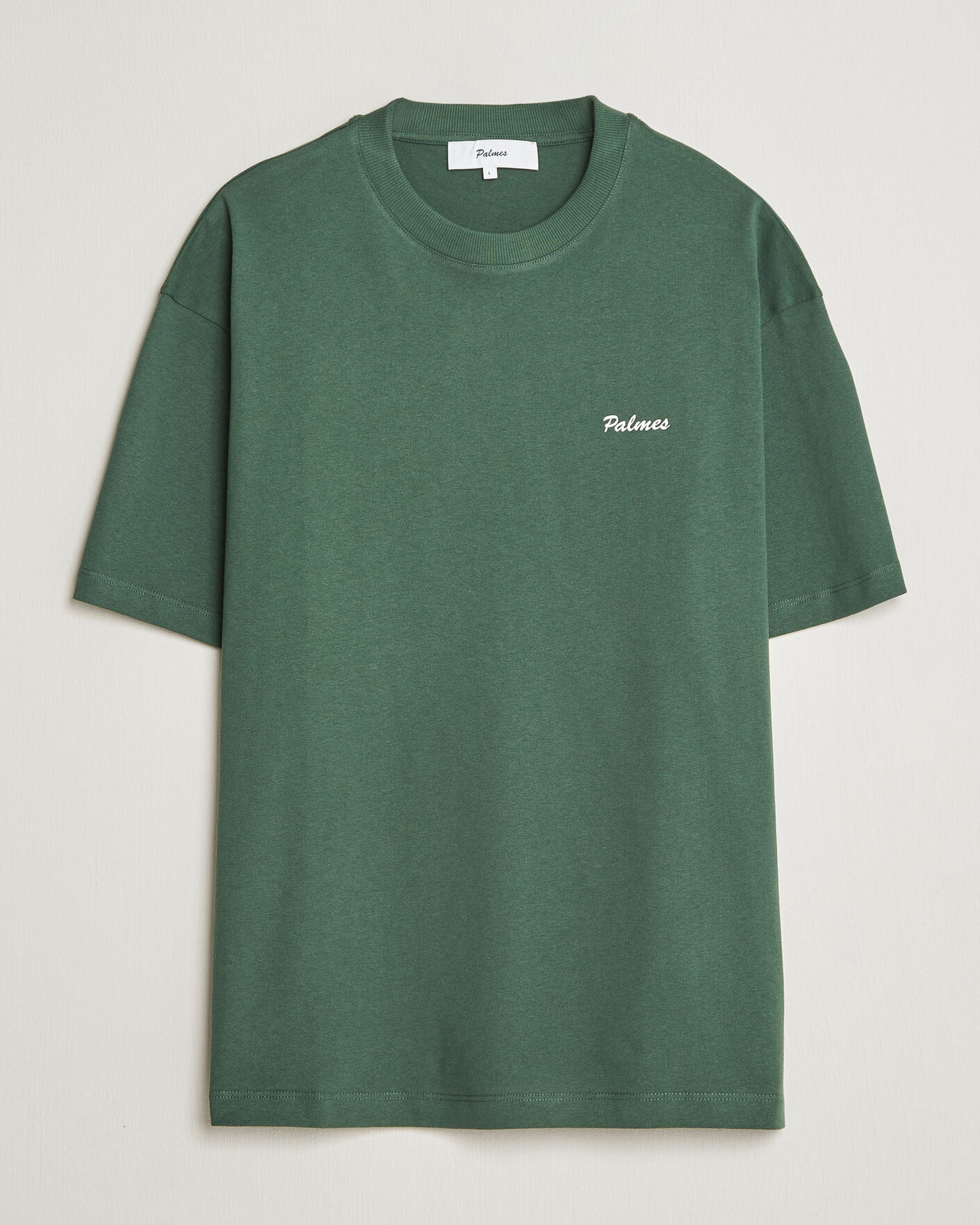 Hombres | Camisetas | Palmes | Logo T-Shirt Dark Green
