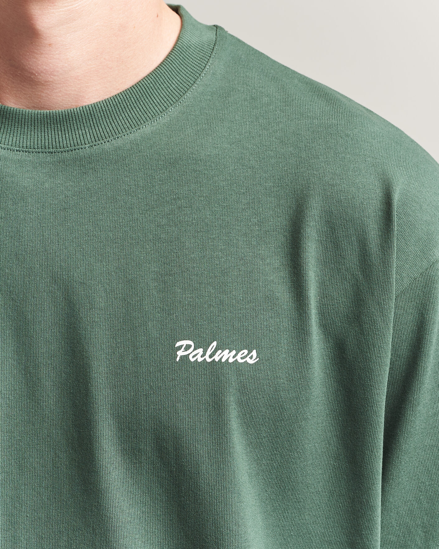 Hombres | Camisetas | Palmes | Logo T-Shirt Dark Green