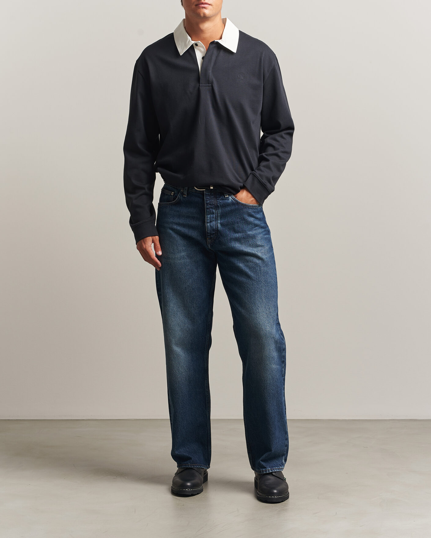 Hombres | Jerséis y prendas de punto | Palmes | Ball Rugby Shirt Black