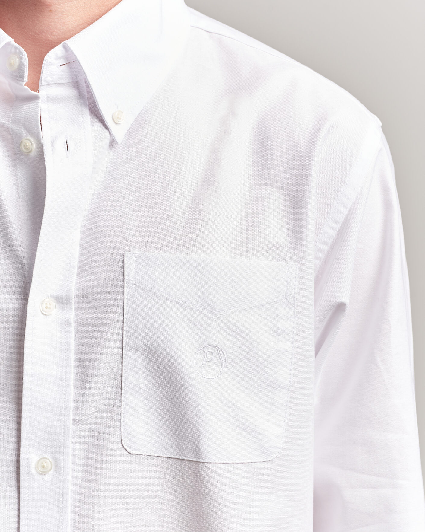 Hombres | Camisas | Palmes | Deuce Oxford Shirt White