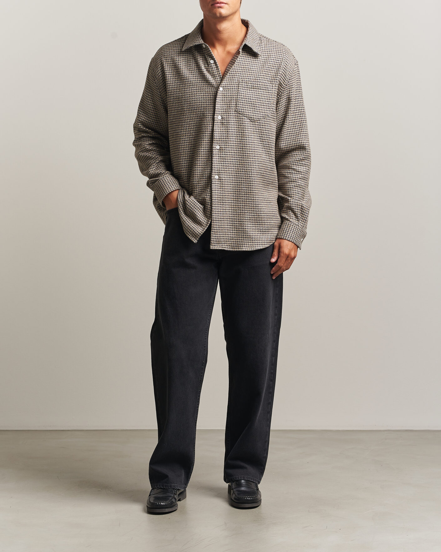 Hombres | Camisas | Palmes | Serve Shirt Olive Check