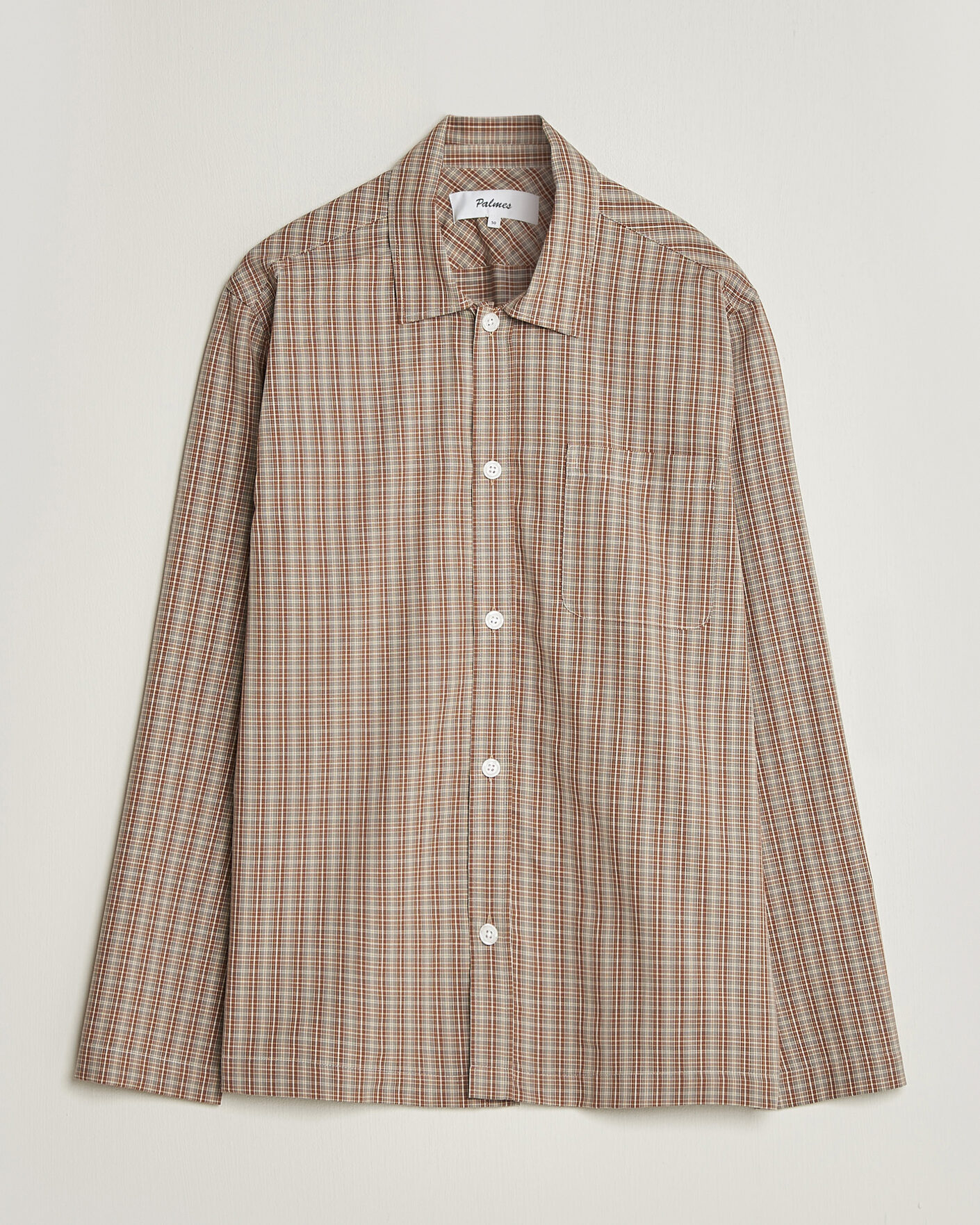 Hombres | Camisas | Palmes | Fault Shirt Brown Check