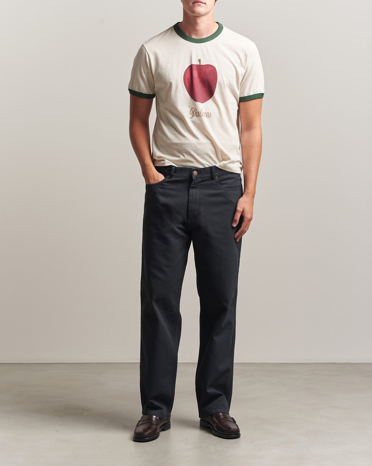 Hombres | Pantalones | Palmes | Coarse Trousers Black