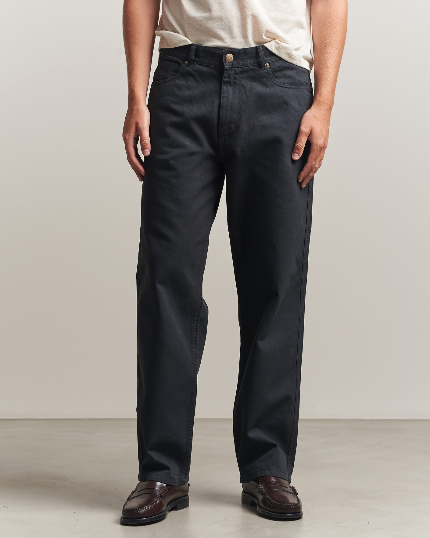 Hombres | Pantalones | Palmes | Coarse Trousers Black