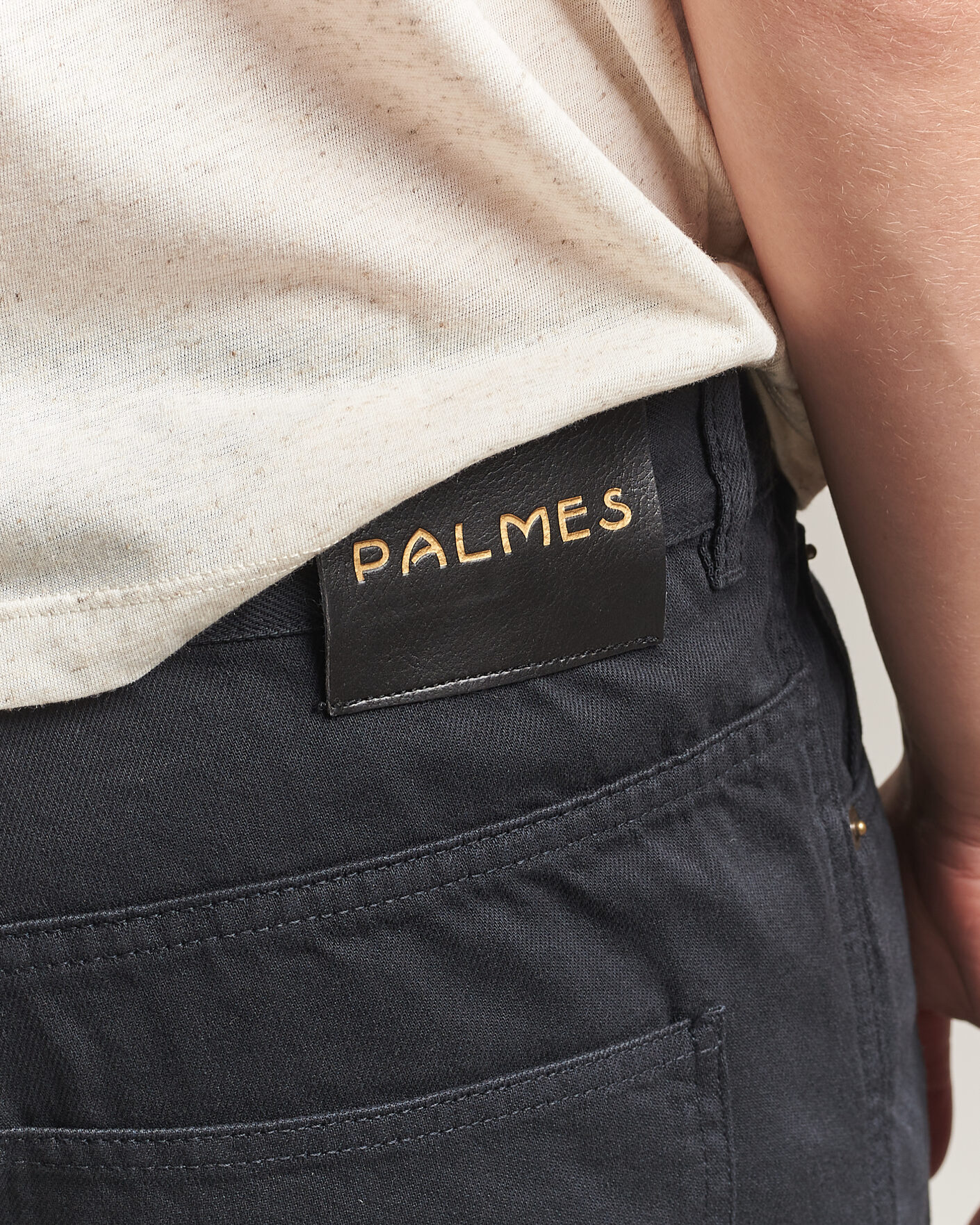 Hombres | Pantalones | Palmes | Coarse Trousers Black