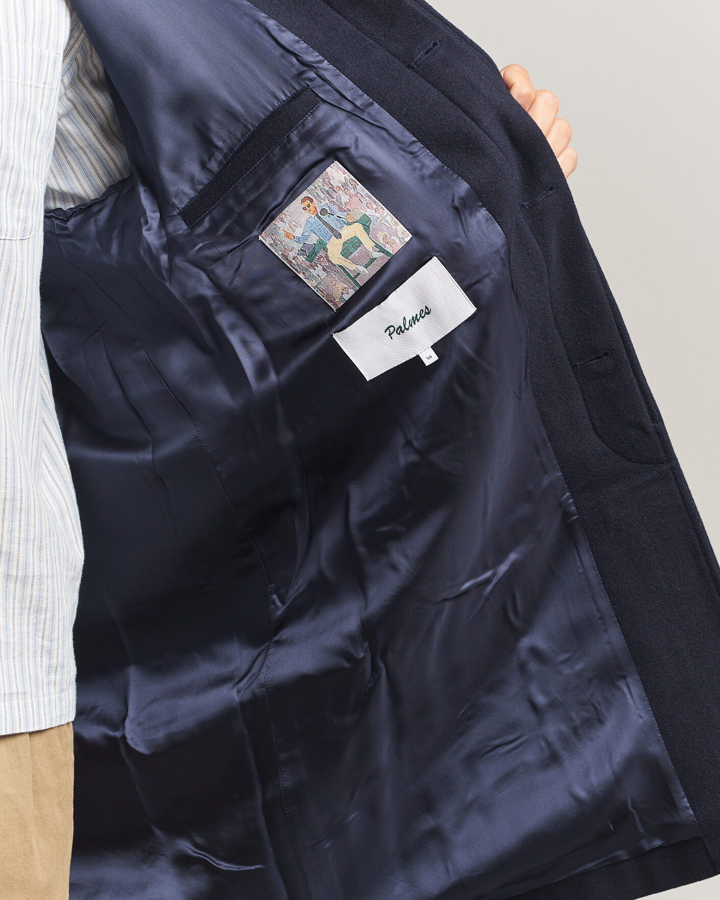 Hombres | Abrigos y chaquetas | Palmes | Cedric Wool Coat Navy